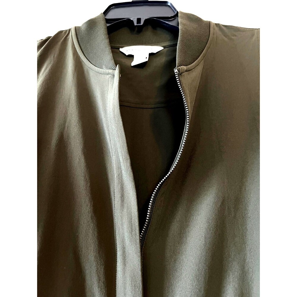 ATHLETA Brooklyn Utility Romper Jumpsuit Aspen Olive Green Size 10 Petite NWT - Picture 10 of 10